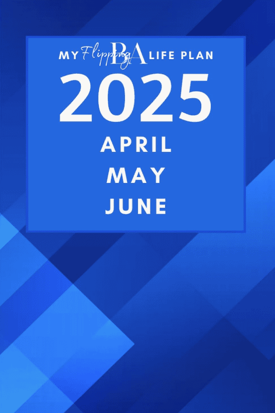 My Flipping BA Life Plan cover image: geometric pattern with blue shades
