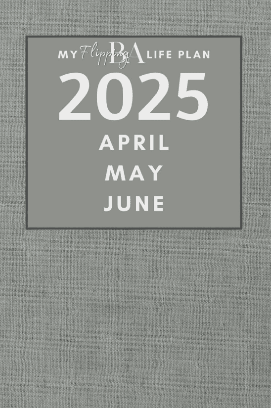 My Flipping BA Life Plan cover image: grey fabric pattern