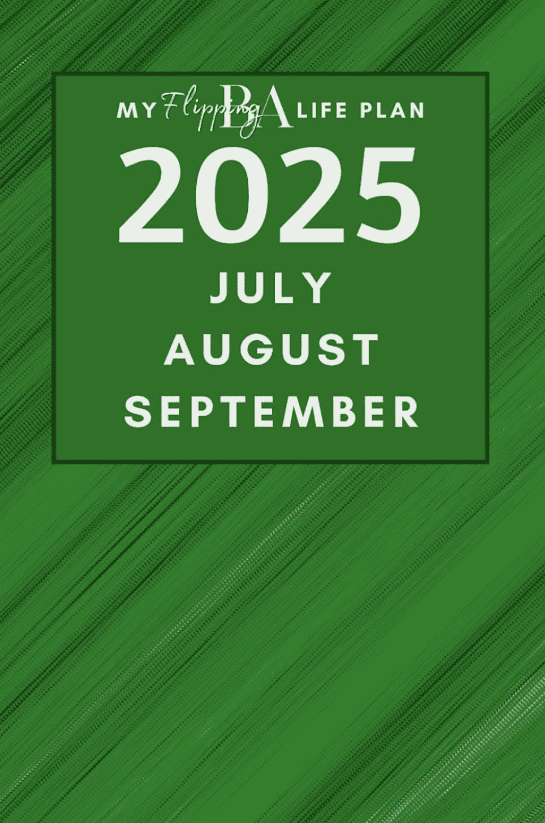 Book Cover: My Flipping BA Life Plan: July, August, September