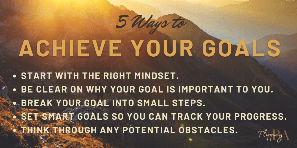how to achieve goals