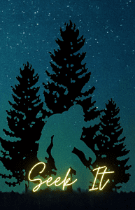 Book Cover: Seek It: Bigfoot Dot Grid Notebook Cover 2