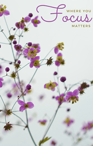 Book Cover: Where You Focus Matters: Botanical Dot Grid Notebook Cover 1