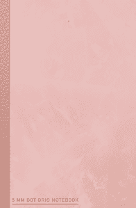 Book Cover: 5 mm Dot Grid Notebook - Pink
