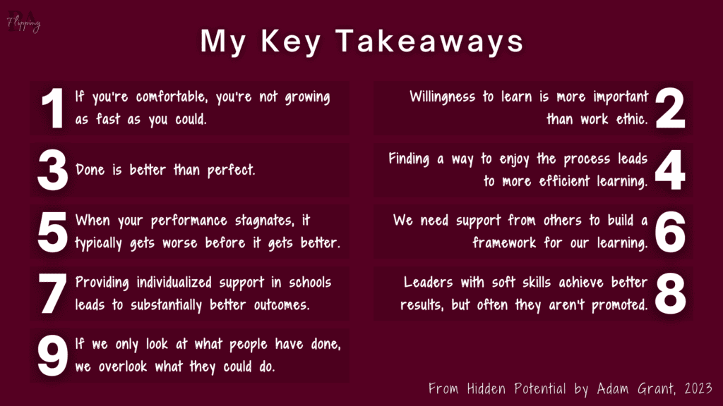 my key takeaways from hidden potential