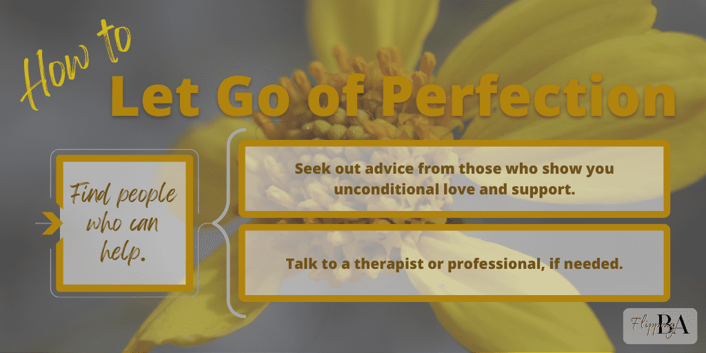 how to let go of perfection step 3