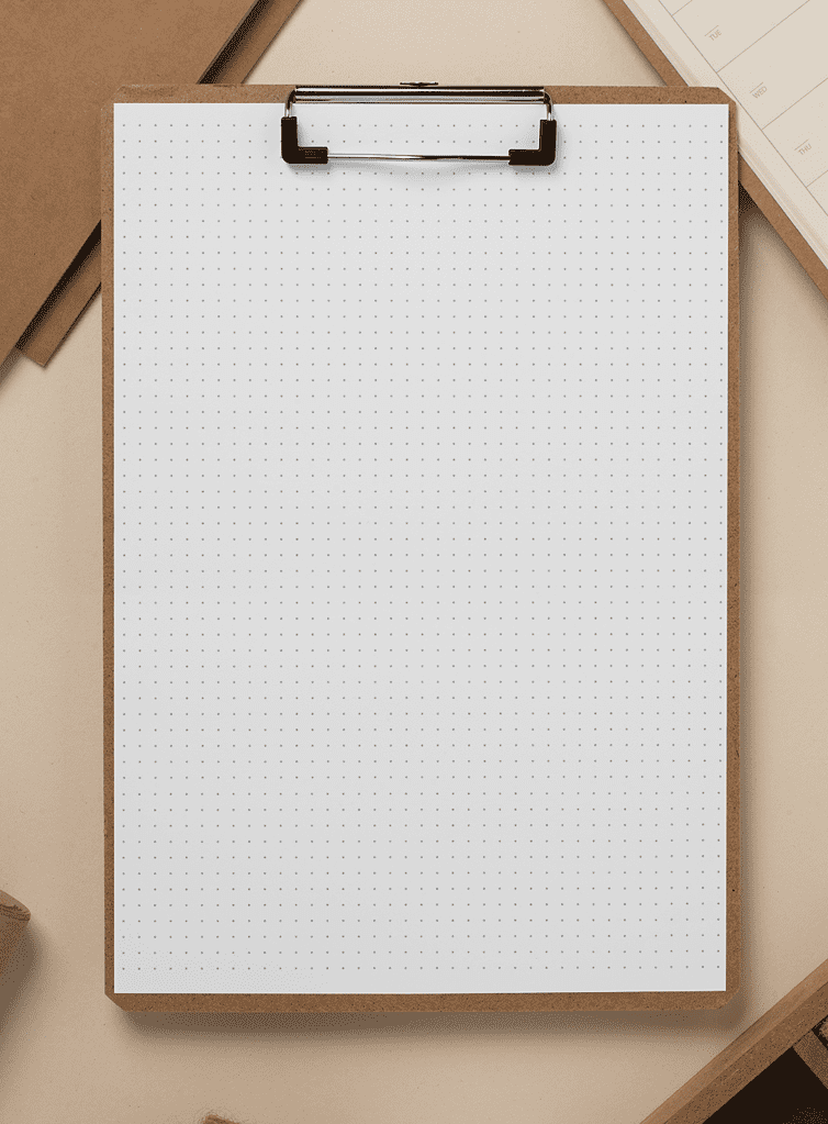 Book Cover: 8.5 x 11 Free Printable Dot Grid Paper