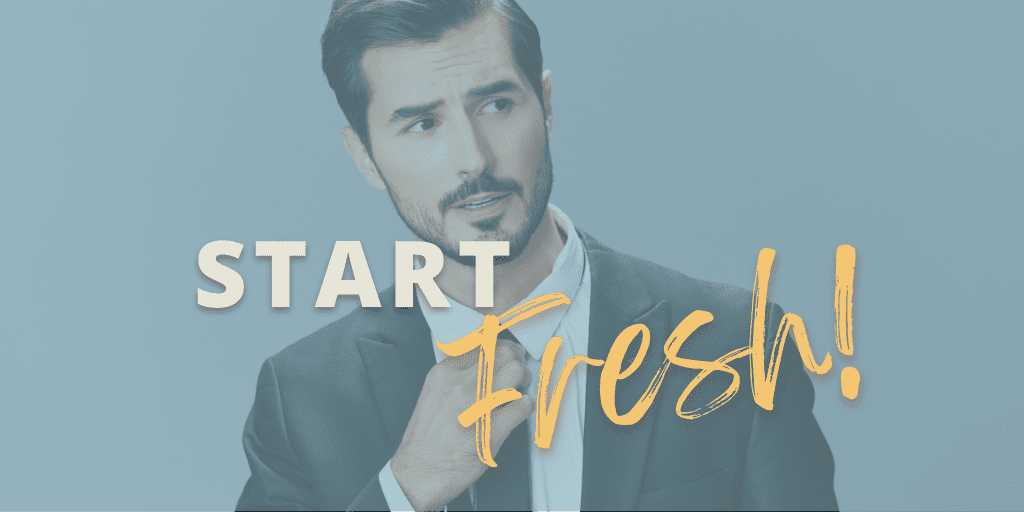 Dapper man ready to start fresh on Monday morning