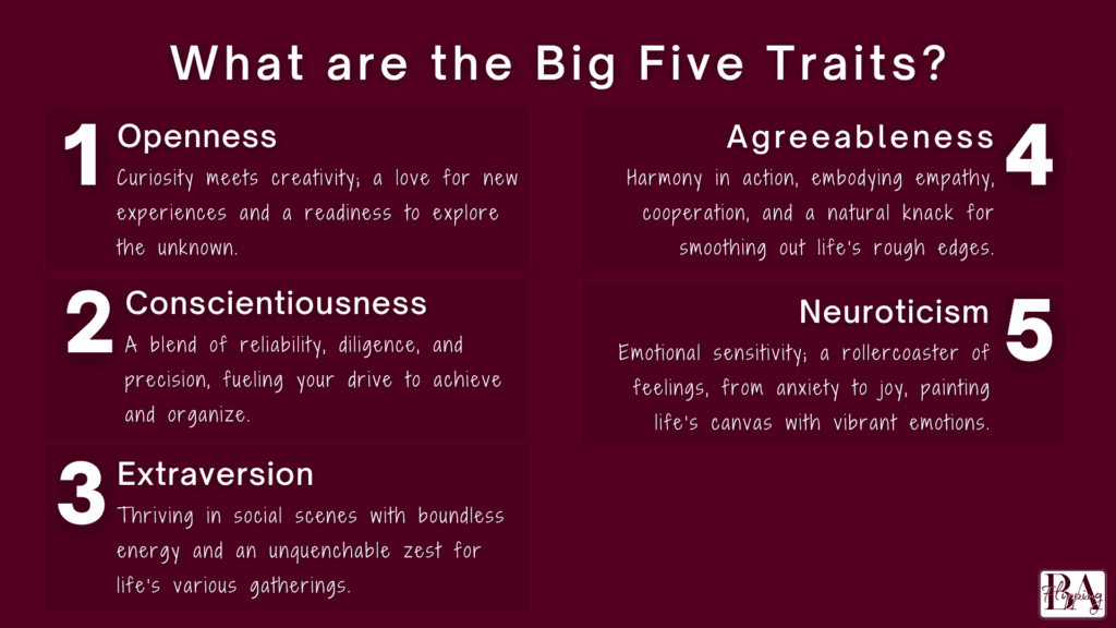 what are the big five personality traits